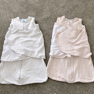 TWO Halo SleepSack Swaddles - Newborn (0-3M)